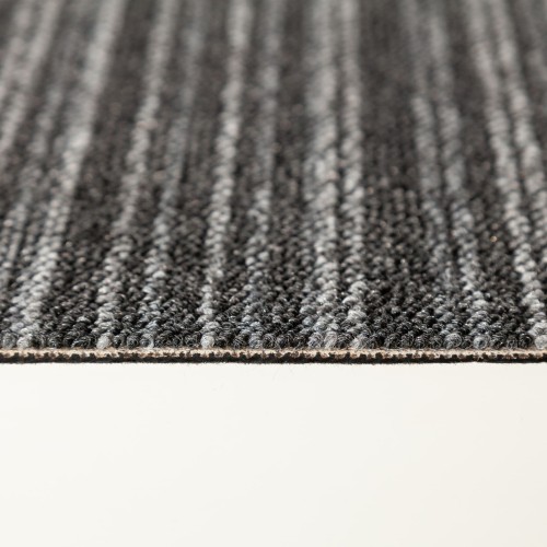 Ковровая плитка Bonkeel Space Strip Graphit 500×500×5,9