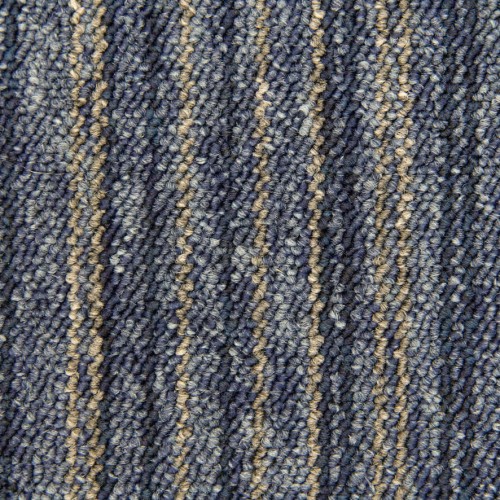 Ковровая плитка Bonkeel Space Strip Blue 500×500×5,9