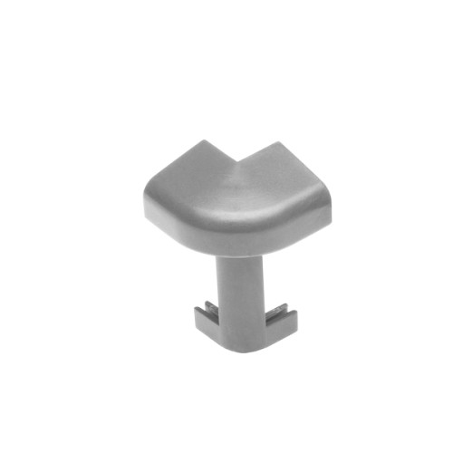 Угол ПВХ внешний для плинтуса Cezar Светло-серый 105 39,2 мм