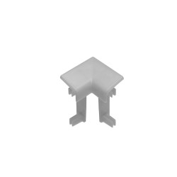 Угол ПВХ внутренний для плинтуса Cezar Светло-серый 105 40,5 мм