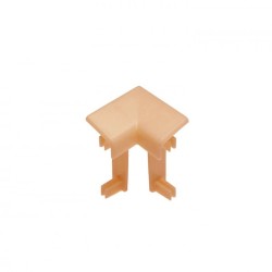 Угол ПВХ внутренний для плинтуса Cezar Карамель 107 40,5 мм