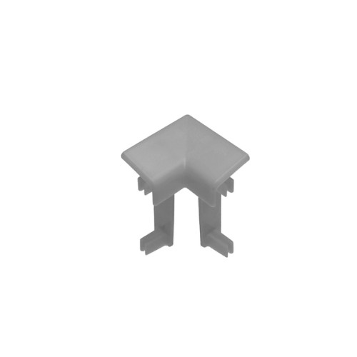 Угол ПВХ внутренний для плинтуса Cezar Темно-серый 106 40,5 мм