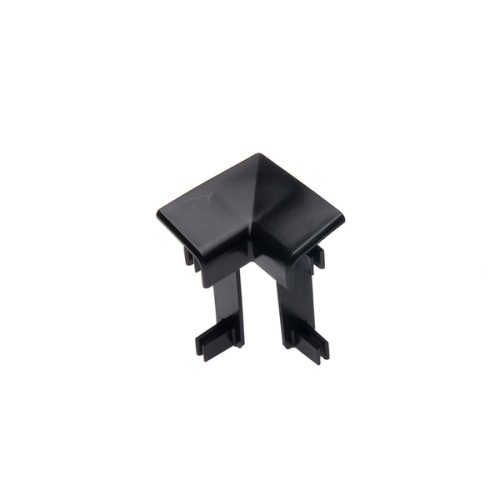 Угол ПВХ внутренний для плинтуса Cezar RAL 9005 Черный 113 40,5 мм