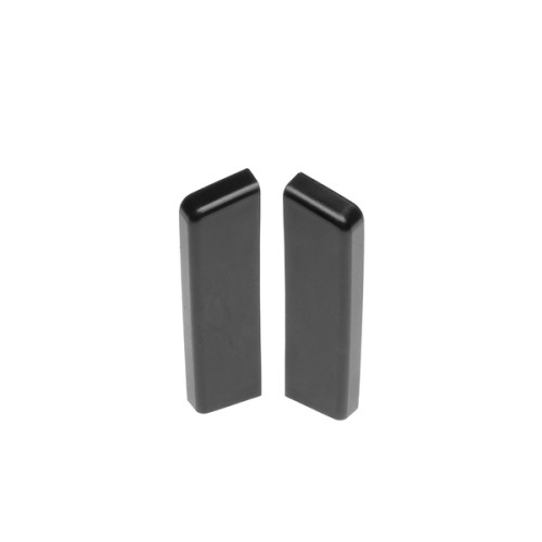 Заглушка ПВХ для плинтуса Cezar Графит 123 53 мм 2 шт/уп