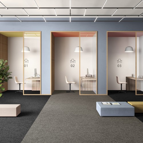 Ковровая плитка Associated Weavers Medusa Tile цвет 40 Bistro 500×500×5,4