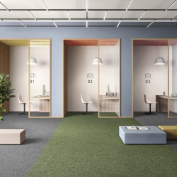 Ковровая плитка Associated Weavers Medusa Tile цвет 21 Sage 500×500×5,4