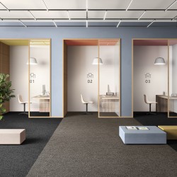 Ковровая плитка Associated Weavers Medusa Tile цвет 43 Mocca 500×500×5,4