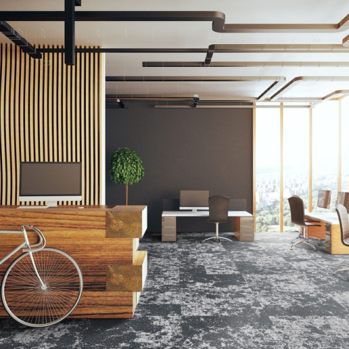 Ковровая плитка Associated Weavers Macro Tile цвет 94 Cloud Break 500×500×6