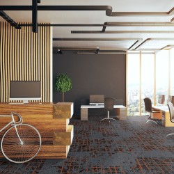 Ковровая плитка Associated Weavers Macro Tile цвет 91 Sunset 500×500×6