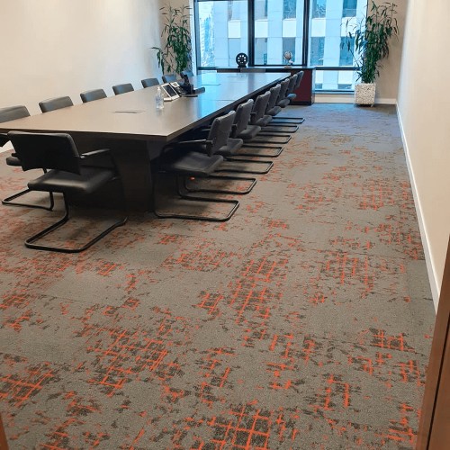 Ковровая плитка Associated Weavers Macro Tile цвет 91 Sunset 500×500×6