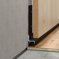 Профиль алюминиевый теневой с подсветкой Laconistiq Universal Panel Черный 44-11-300 3000×21,5×18,1