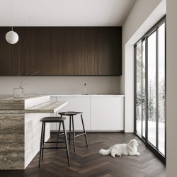 Кварцвиниловый SPC ламинат Fargo Bevel Parquet Дуб Стамбул 33-653-19 венгерская елка 615×123×6