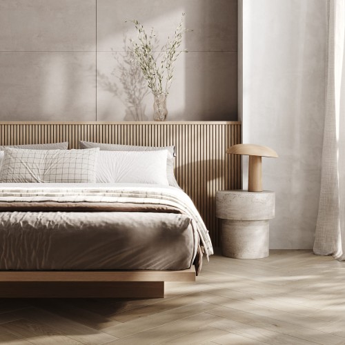 Кварцвиниловый SPC ламинат Fargo Bevel Parquet Дуб Кремовый 33-2123-44 венгерская елка 615×123×6