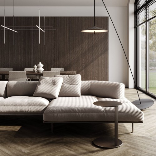 Кварцвиниловый SPC ламинат Fargo Bevel Parquet Дуб Тихуана 33-6191-7 венгерская елка 615×123×6