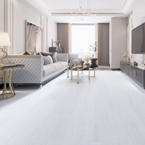 Кварцвиниловый SPC ламинат Evofloor Оптима Дуб Арктический Oak Arctic 16824 1120×184×4,2