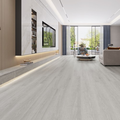 Кварцвиниловый SPC ламинат Evofloor Оптима Дуб Серебряный Oak Silver 579-5 1120×184×4,2