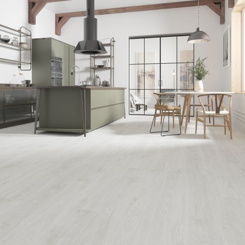 Кварцвиниловый SPC ламинат Evofloor Оптима Дуб Дымчатый Oak Smoke 35-23 1120×184×4,2