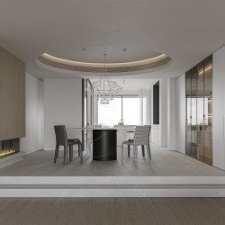 Плинтус алюминиевый теневой под покраску с подсветкой Decaro D002 2000×45×14,5