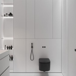 Плинтус алюминиевый теневой под покраску с подсветкой Decaro D002 2000×45×14,5