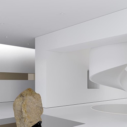 Плинтус алюминиевый теневой под покраску с подсветкой Decaro D003 2000×50×14,5