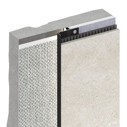 Плинтус алюминиевый теневой с подсветкой Decaro D003A Black Черный 2000×50×14,5