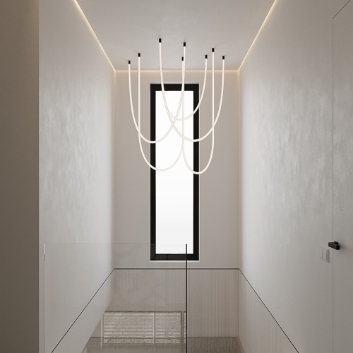 Плинтус алюминиевый теневой с подсветкой Decaro D003.2A Black Черный 2000×50×17 Плинтус алюминиевый теневой с подсветкой Decaro D003.2A Black Черный 2000×50×17