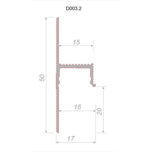 Плинтус алюминиевый теневой с подсветкой Decaro D003.2A Black Черный 2000×50×17 Плинтус алюминиевый теневой с подсветкой Decaro D003.2A Black Черный 2000×50×17