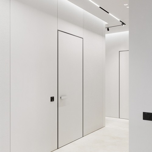 Плинтус алюминиевый теневой Decaro Regulated D004.2A Black /F1A Black Черный 2000×65×16