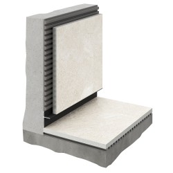 Плинтус алюминиевый теневой Decaro D004.1A Black Черный 2000×31×14