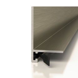 Микроплинтус алюминиевый Decaro ML15A Bronze Brush Бронзовый браш 2000×26×15