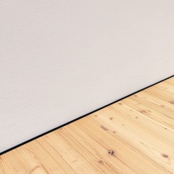 Микроплинтус алюминиевый Decaro M15A Black Черный 2000×6×15