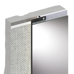 Микроплинтус алюминиевый Decaro M15A Black Черный 2000×6×15