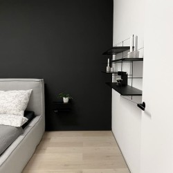 Микроплинтус алюминиевый Decaro M15A Black Черный 2000×6×15