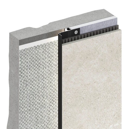 Микроплинтус алюминиевый Decaro M15A Brass Brush Латунный браш 2000×6×15