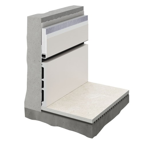 Вставка для скрытого плинтуса под покраску гибкая Decaro Invisible PL100F 2000×100×12,5