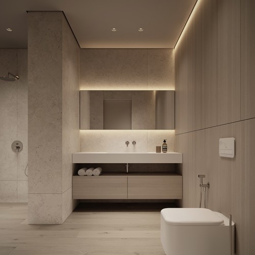 Профиль алюминиевый теневой с подсветкой Decaro D005A Black Черный 2000×50×55