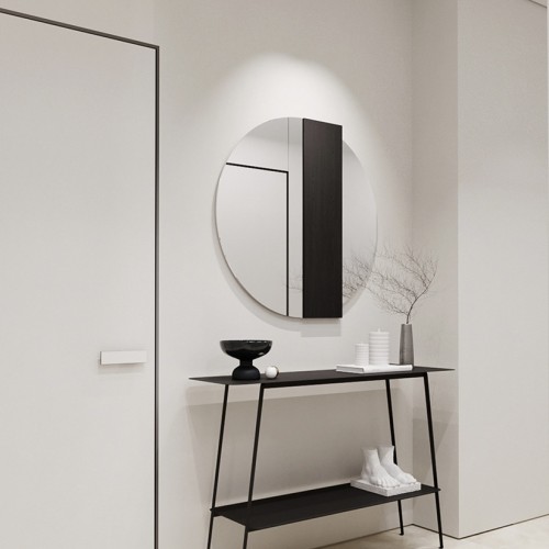 Профиль алюминиевый теневой с подсветкой Decaro D005A Black Черный 2000×50×55