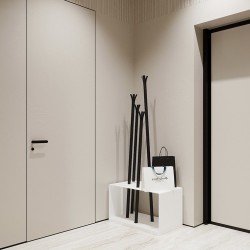 Профиль алюминиевый теневой с подсветкой Decaro D005A Black Черный 2000×50×55