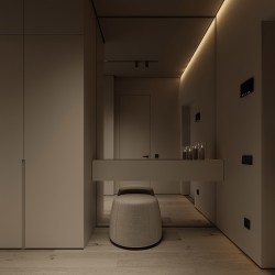 Профиль алюминиевый теневой с подсветкой Decaro D006A Black Черный 2000×75×70