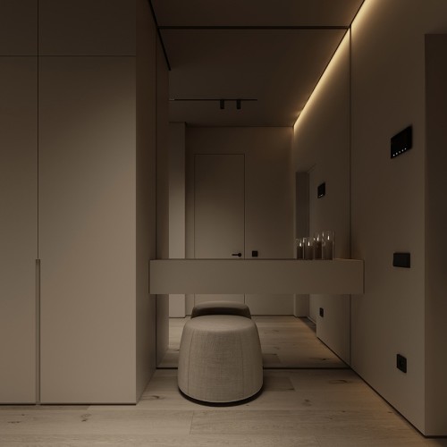 Профиль алюминиевый теневой с подсветкой Decaro D006A Black Черный 2000×75×70