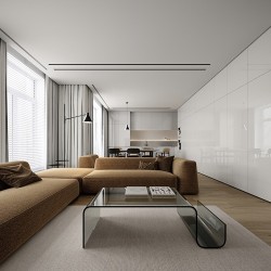 Профиль алюминиевый теневой с подсветкой Decaro D006A Black Черный 2000×75×70