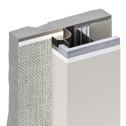 Профиль алюминиевый теневой с подсветкой Decaro D006A Black Черный 2000×75×70