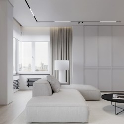 Профиль алюминиевый теневой под покраску Decaro D005.2 2000×30×44