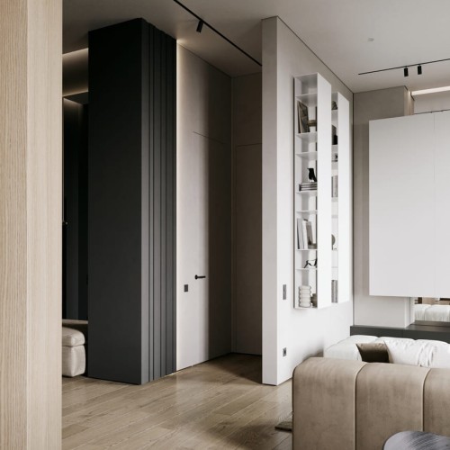 Профиль алюминиевый теневой под покраску Decaro D005.2 2000×30×44