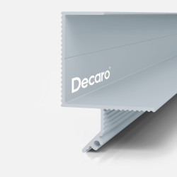 Профиль алюминиевый теневой под покраску Decaro D005.2 2000×30×44