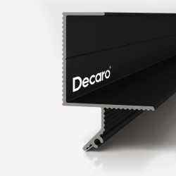 Профиль алюминиевый теневой Decaro D005.2A Black Черный 2000×30×44