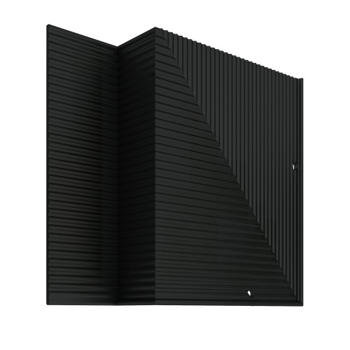 Заглушка для плинтуса Decaro правая Черный EC D005R