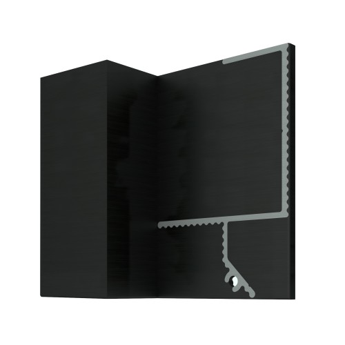 Заглушка для плинтуса Decaro левая Черный EC D005.2L