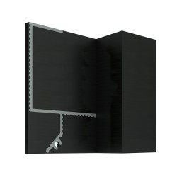 Заглушка для плинтуса Decaro правая Черный EC D005.2R