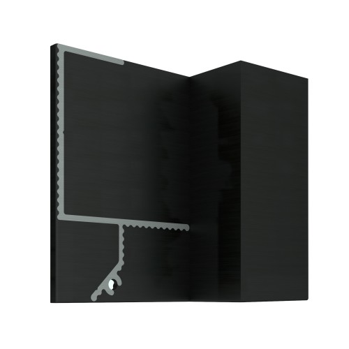 Заглушка для плинтуса Decaro правая Черный EC D005.2R